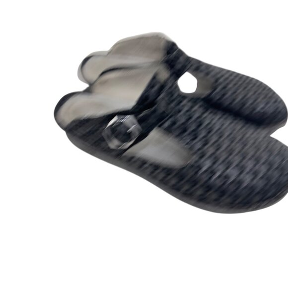 Alegria ALG-772 Womens SZ 39 Leather Mary Jane Slip On Clogs Houndstooth Pattern - Picture 11 of 12